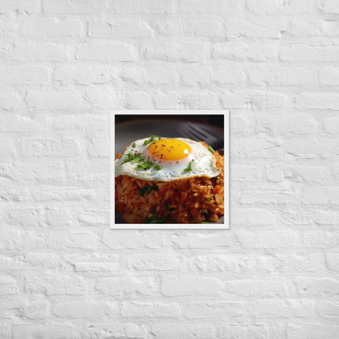 Kimchi Fried Rice Framed poster 🤤 from Yumify.AI