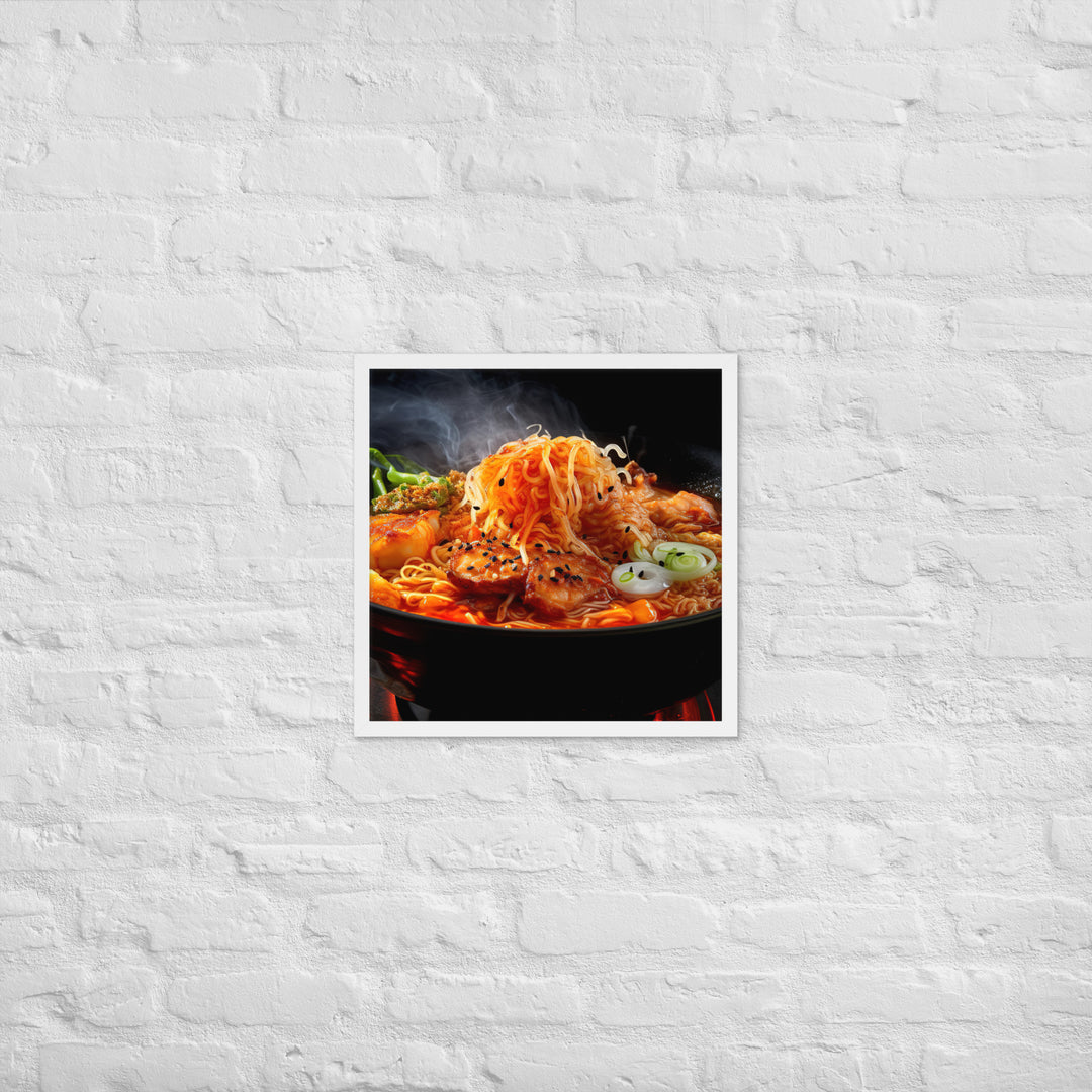 Kimchi Ramen Framed poster 🤤 from Yumify.AI