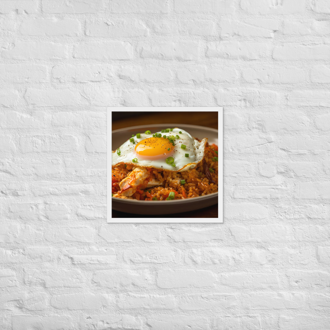 Kimchi Fried Rice Framed poster 🤤 from Yumify.AI