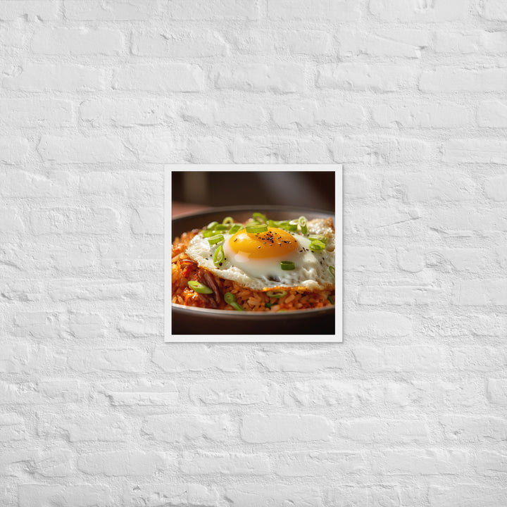 Kimchi Fried Rice Framed poster 🤤 from Yumify.AI