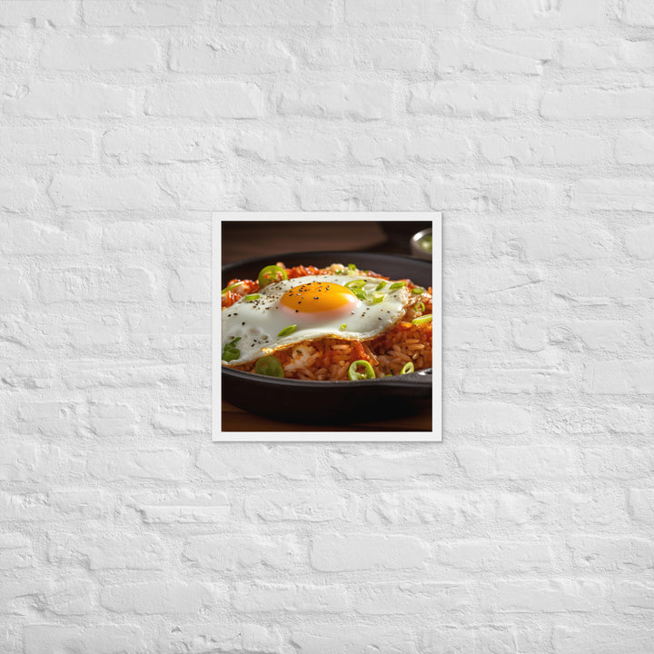 Kimchi Fried Rice Framed poster 🤤 from Yumify.AI