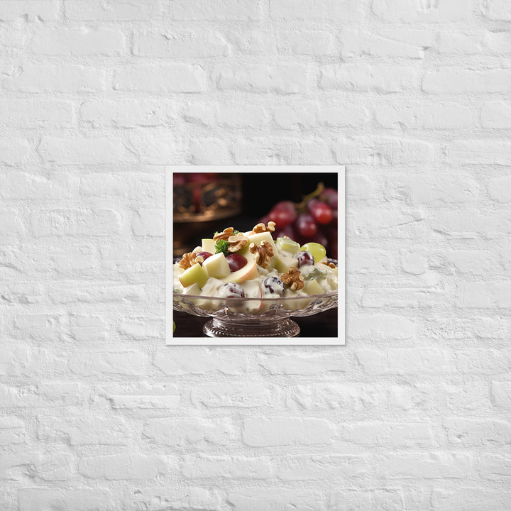 Waldorf Salad Framed poster 🤤 from Yumify.AI