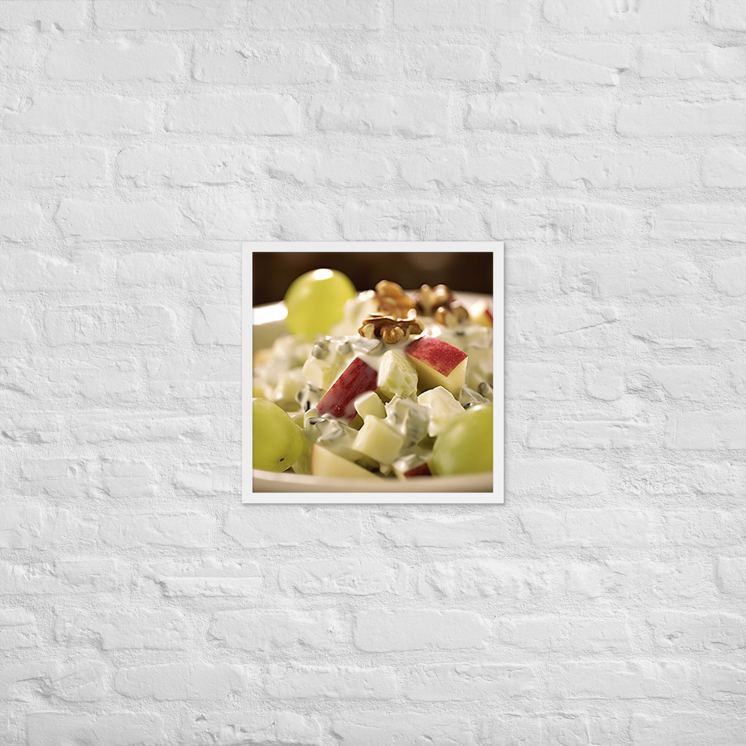 Waldorf Salad Framed poster 🤤 from Yumify.AI