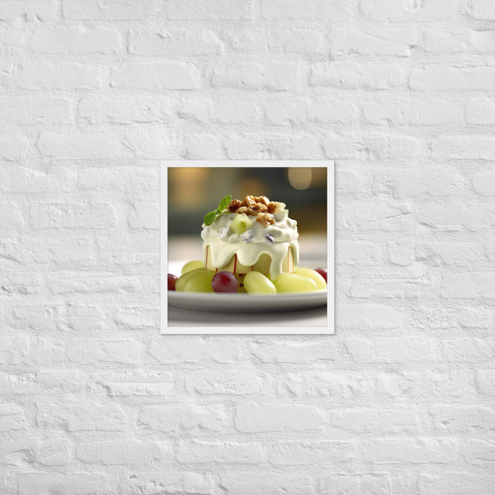 Waldorf Salad Framed poster 🤤 from Yumify.AI