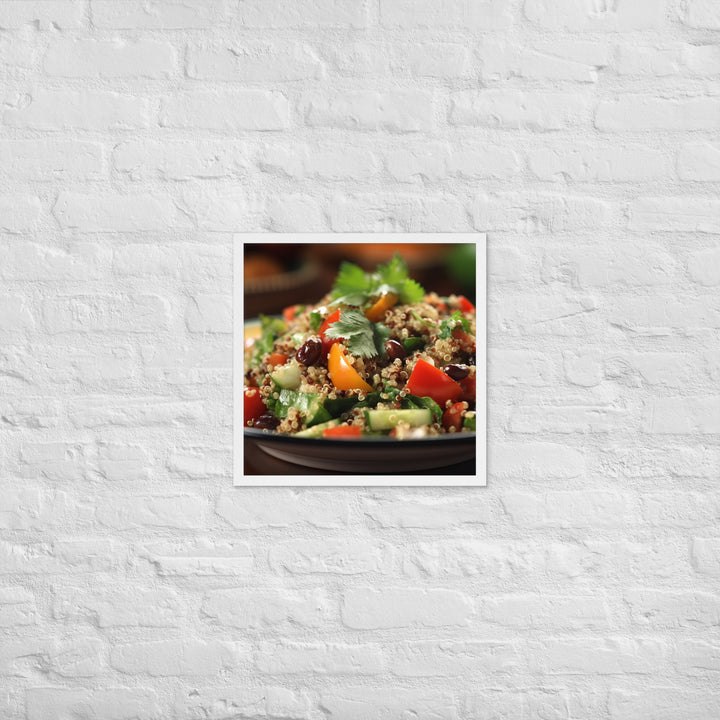 Quinoa Salad Framed poster 🤤 from Yumify.AI