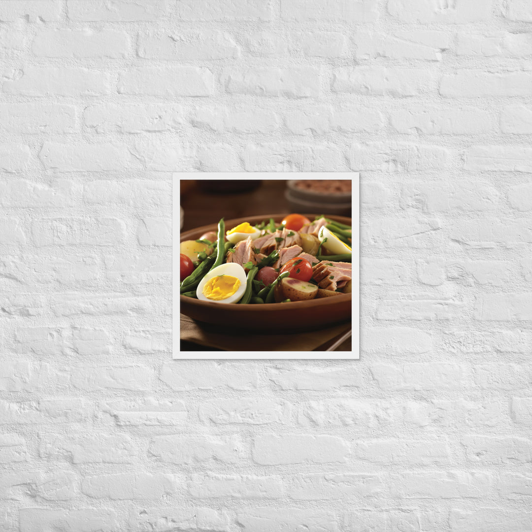 Nicoise Salad Framed poster 🤤 from Yumify.AI