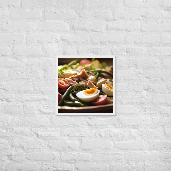 Nicoise Salad Framed poster 🤤 from Yumify.AI