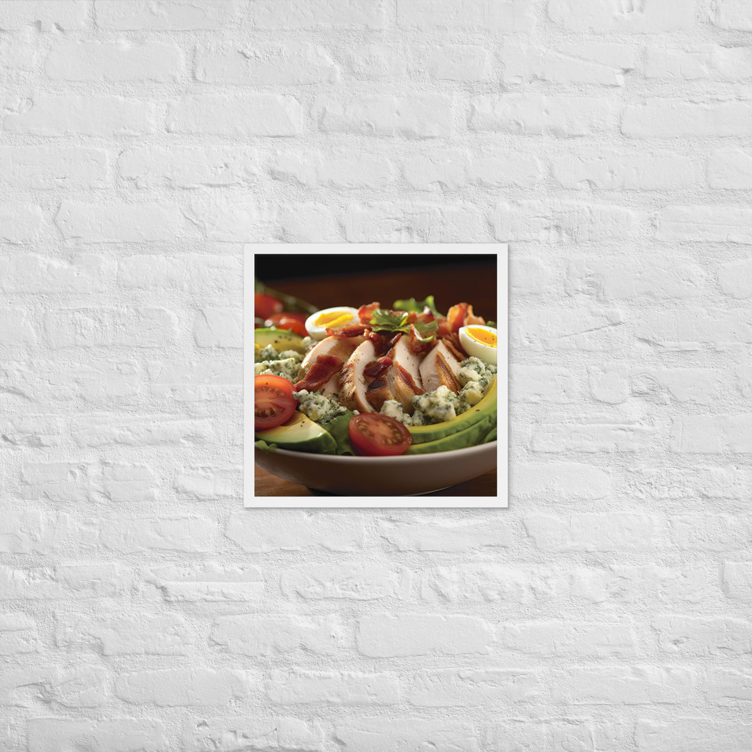 Cobb Salad Framed poster 🤤 from Yumify.AI