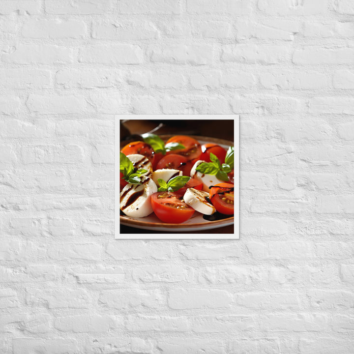 Caprese Salad Framed poster 🤤 from Yumify.AI