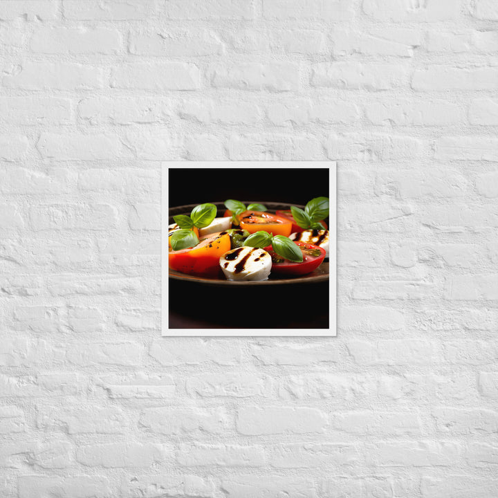 Caprese Salad Framed poster 🤤 from Yumify.AI