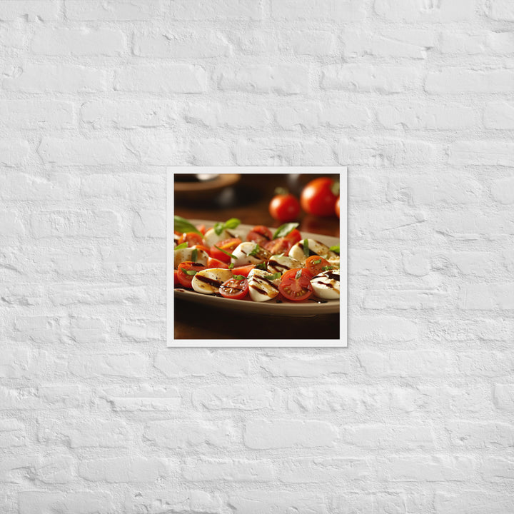 Caprese Salad Framed poster 🤤 from Yumify.AI