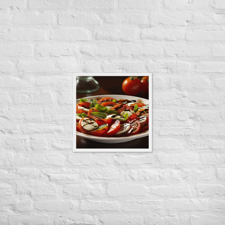 Caprese Salad Framed poster 🤤 from Yumify.AI