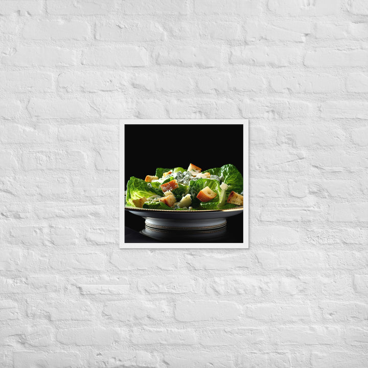 Caesar Salad Framed poster 🤤 from Yumify.AI