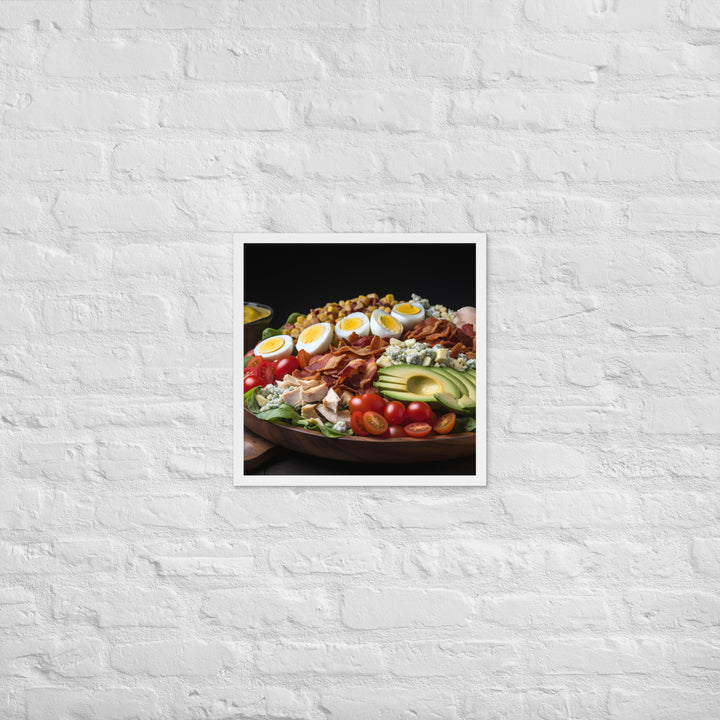 Loaded Cobb salad Framed poster 🤤 from Yumify.AI