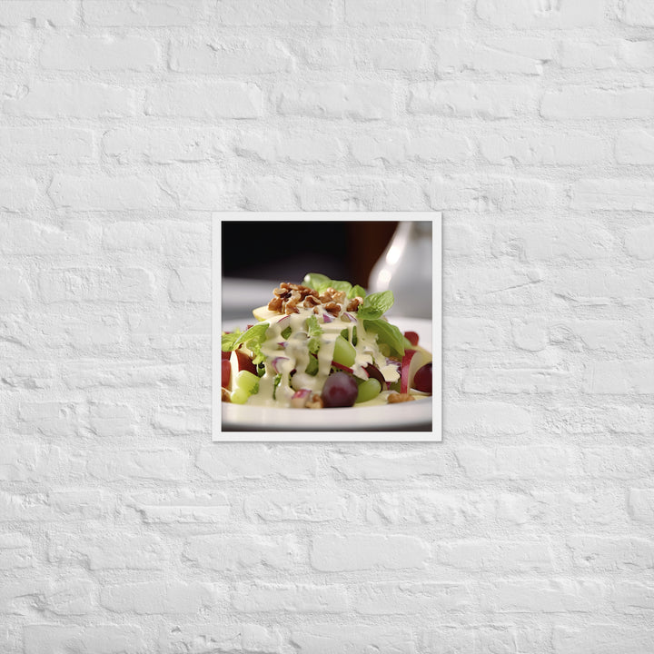 Crispy Waldorf Salad Framed poster 🤤 from Yumify.AI