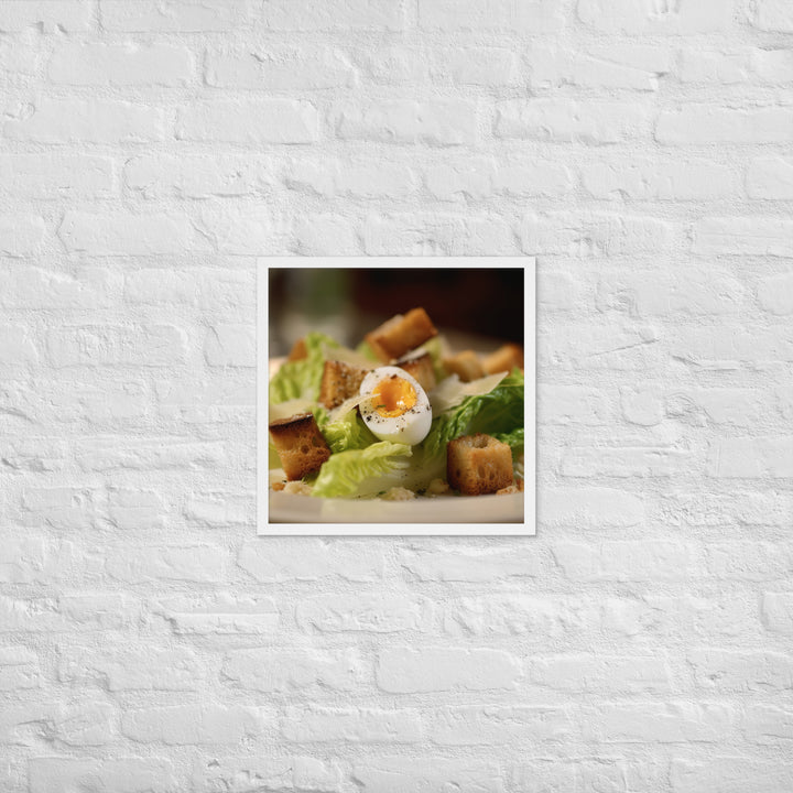Classic Caesar Salad Framed poster 🤤 from Yumify.AI
