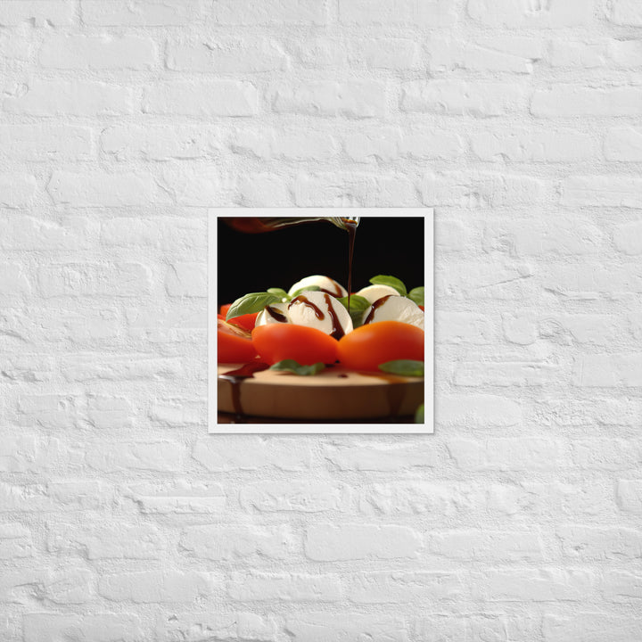 Caprese Salad Framed poster 🤤 from Yumify.AI