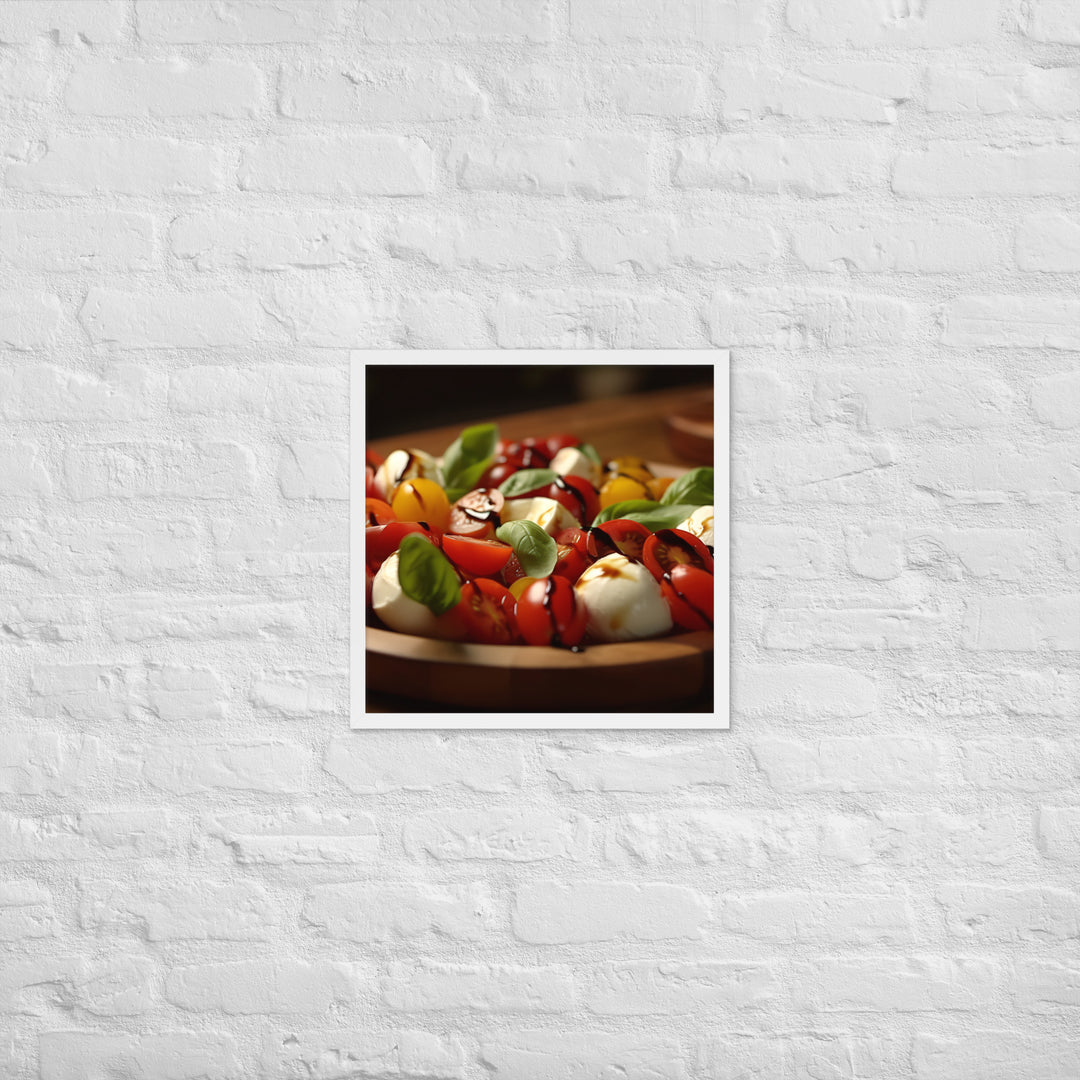 Caprese Salad Framed poster 🤤 from Yumify.AI