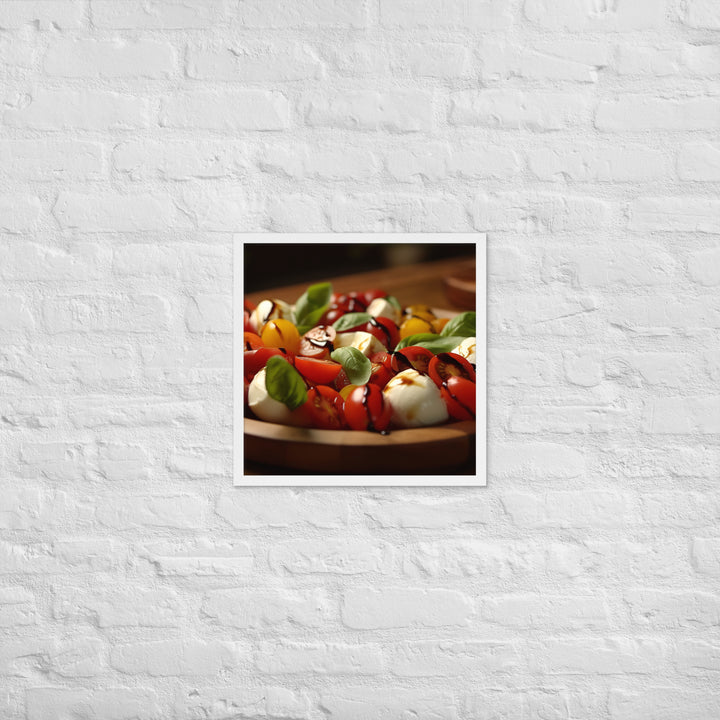 Caprese Salad Framed poster 🤤 from Yumify.AI