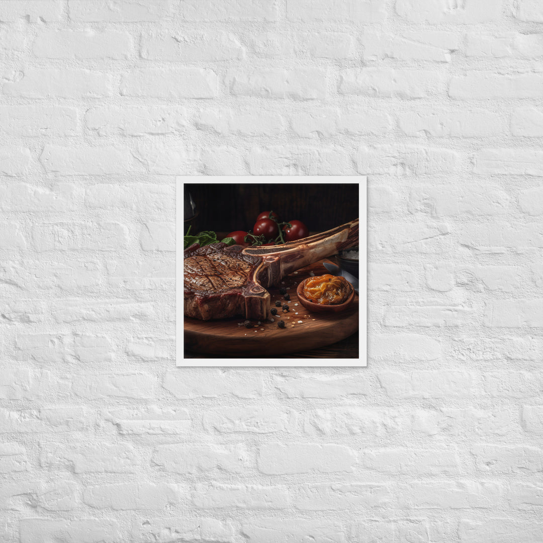 Tomahawk Ribeye Framed poster 🤤 from Yumify.AI