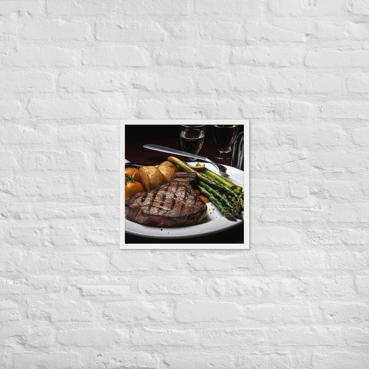 Porterhouse at Its Finest Framed poster 🤤 from Yumify.AI