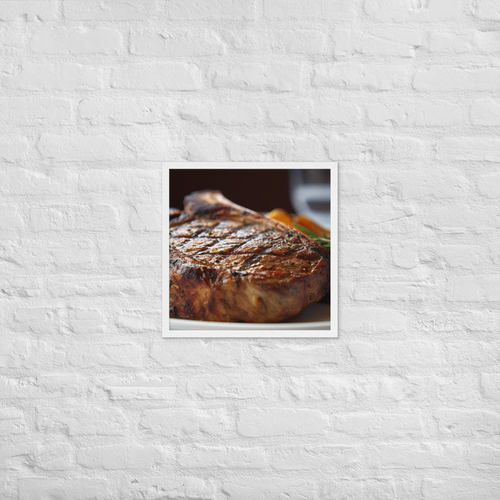 Grilled Ribeye Framed poster 🤤 from Yumify.AI