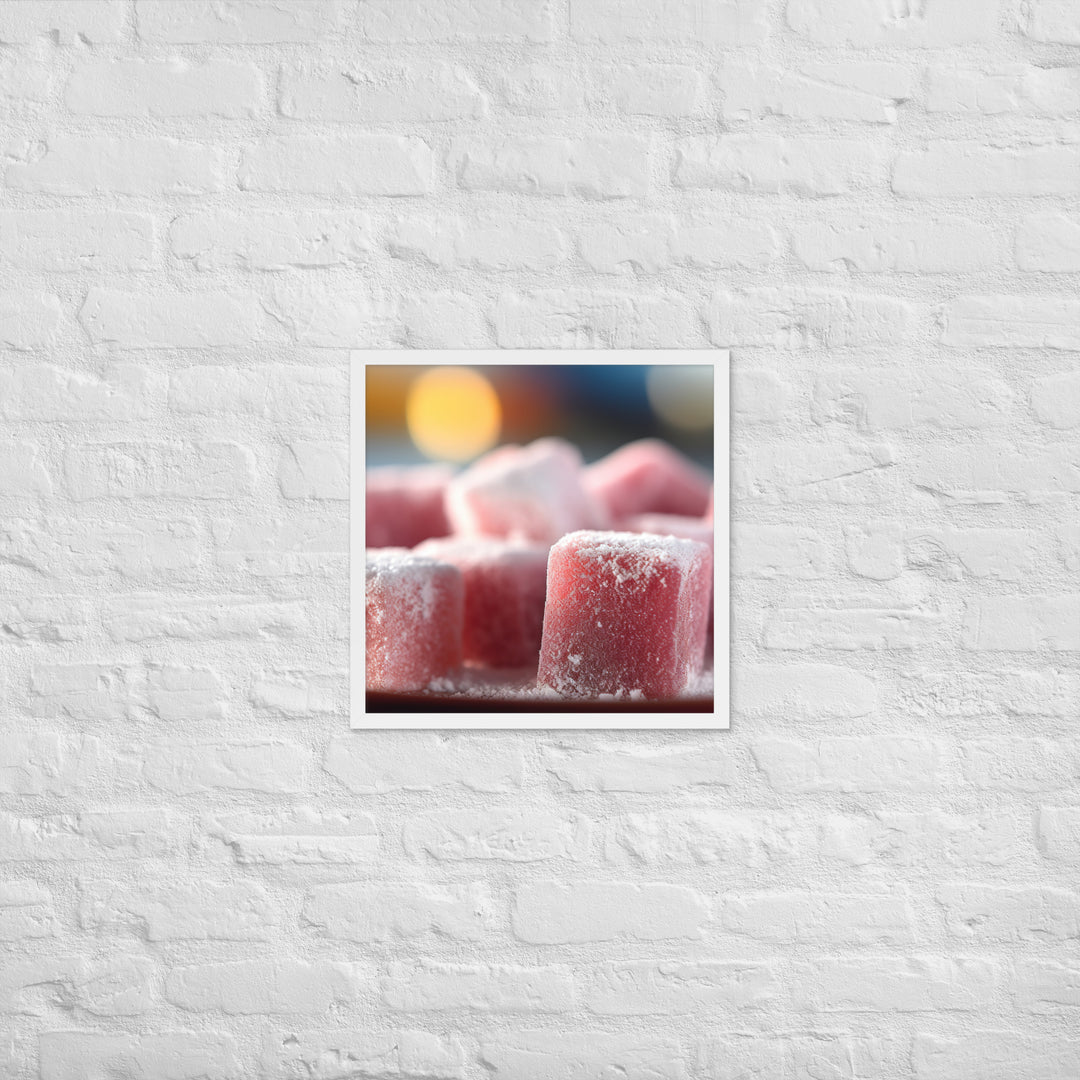 Turkish Delight Framed poster 🤤 from Yumify.AI