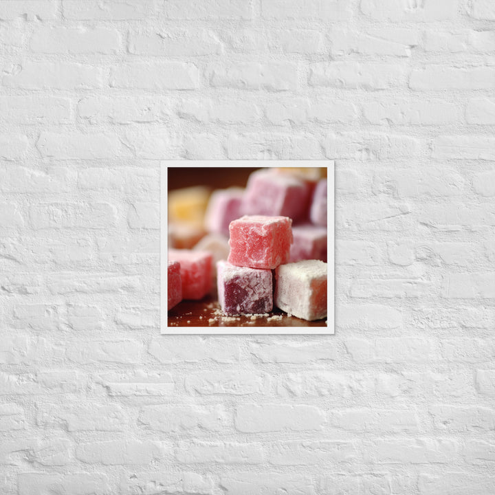 Turkish Delight Framed poster 🤤 from Yumify.AI