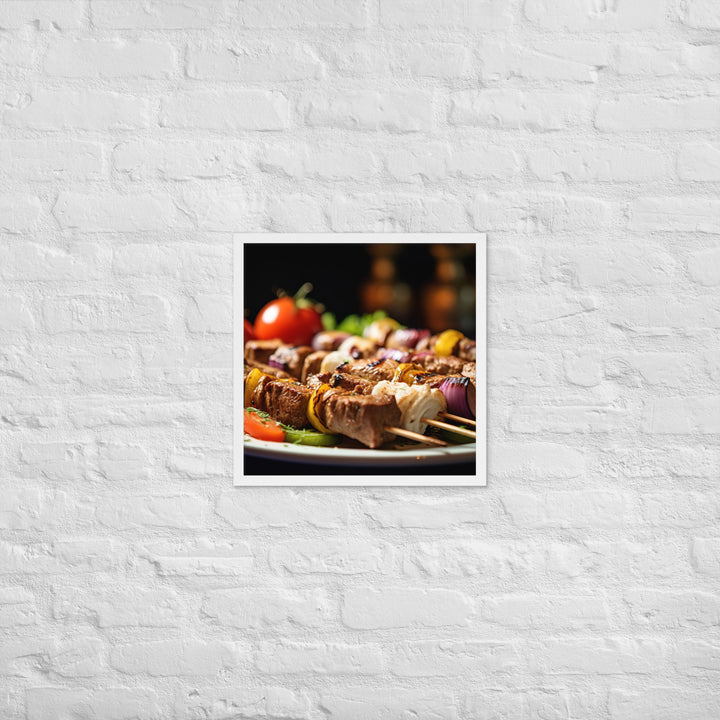 Kebab Framed poster 🤤 from Yumify.AI