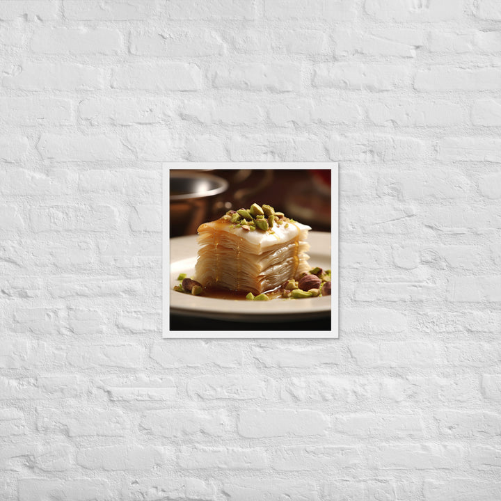 Baklava Framed poster 🤤 from Yumify.AI