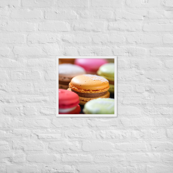 Macarons Framed poster 🤤 from Yumify.AI