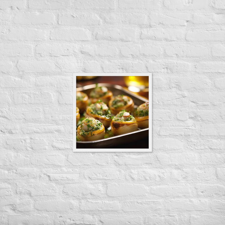 Escargots de Bourgogne Framed poster 🤤 from Yumify.AI