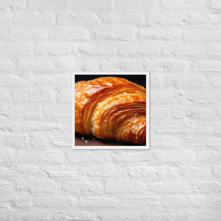 Croissant Framed poster 🤤 from Yumify.AI