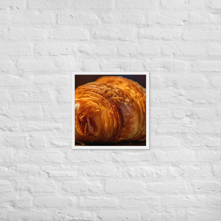 Croissant Framed poster 🤤 from Yumify.AI