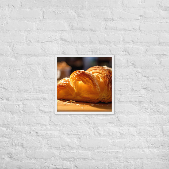 Croissant Framed poster 🤤 from Yumify.AI