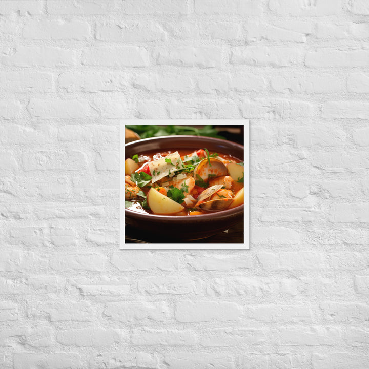 Bouillabaisse Framed poster 🤤 from Yumify.AI