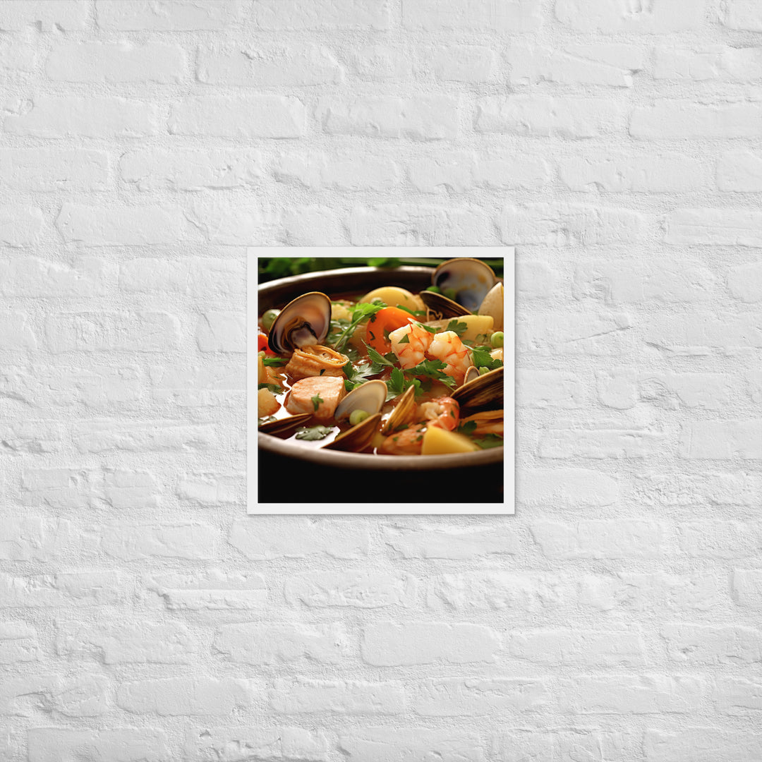 Bouillabaisse Framed poster 🤤 from Yumify.AI