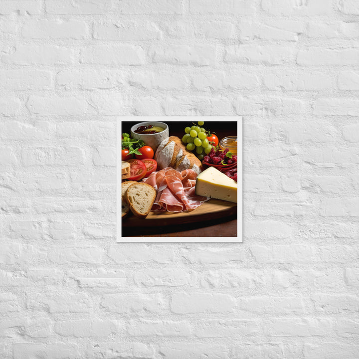 Ploughmans Lunc Framed poster 🤤 from Yumify.AI