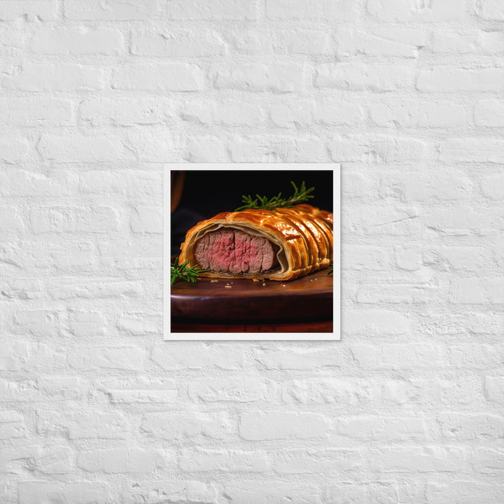 Beef Wellington Framed poster 🤤 from Yumify.AI