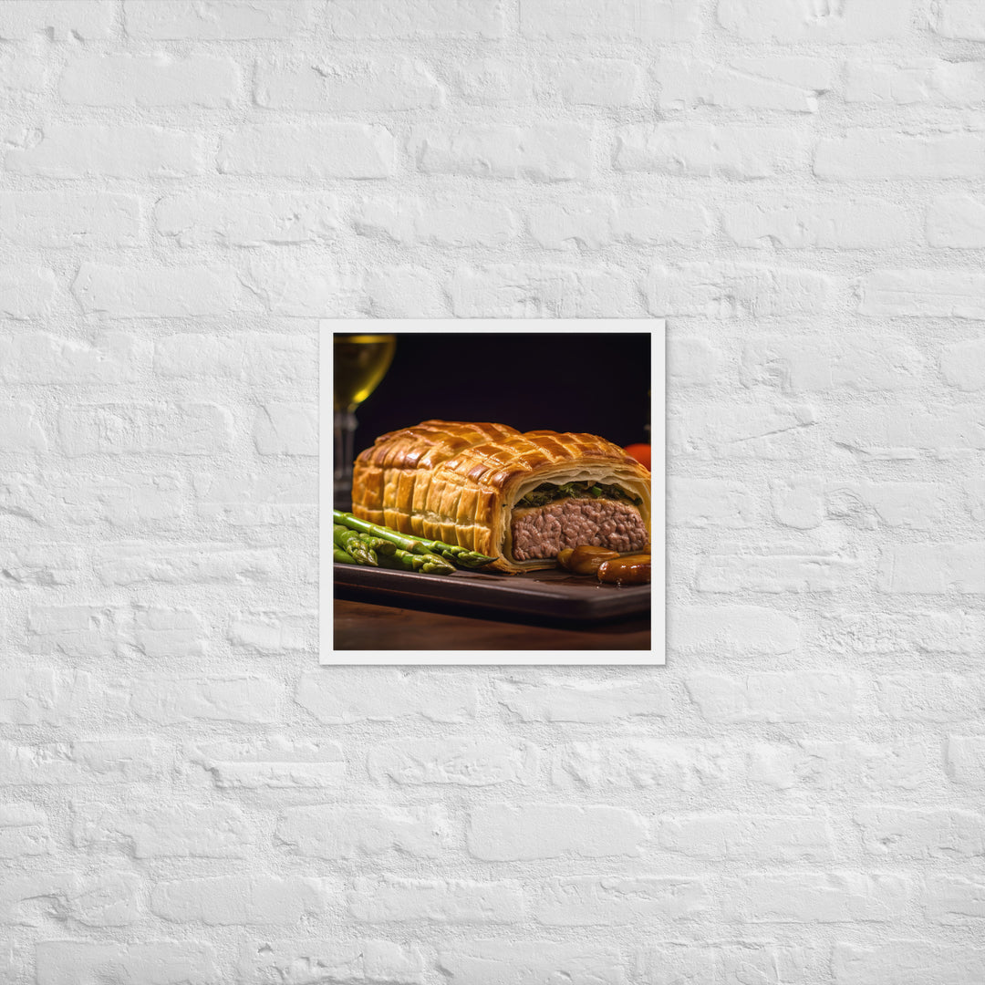 Beef Wellington Framed poster 🤤 from Yumify.AI