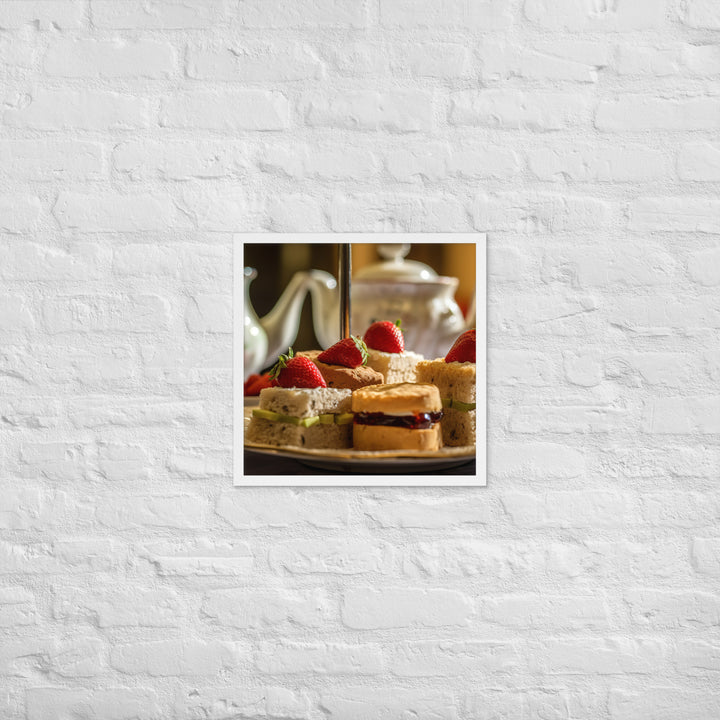 Afternoon Tea Framed poster 🤤 from Yumify.AI