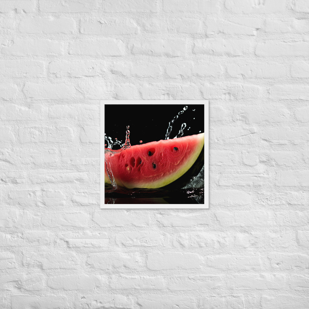 Watermelon Framed poster 🤤 from Yumify.AI