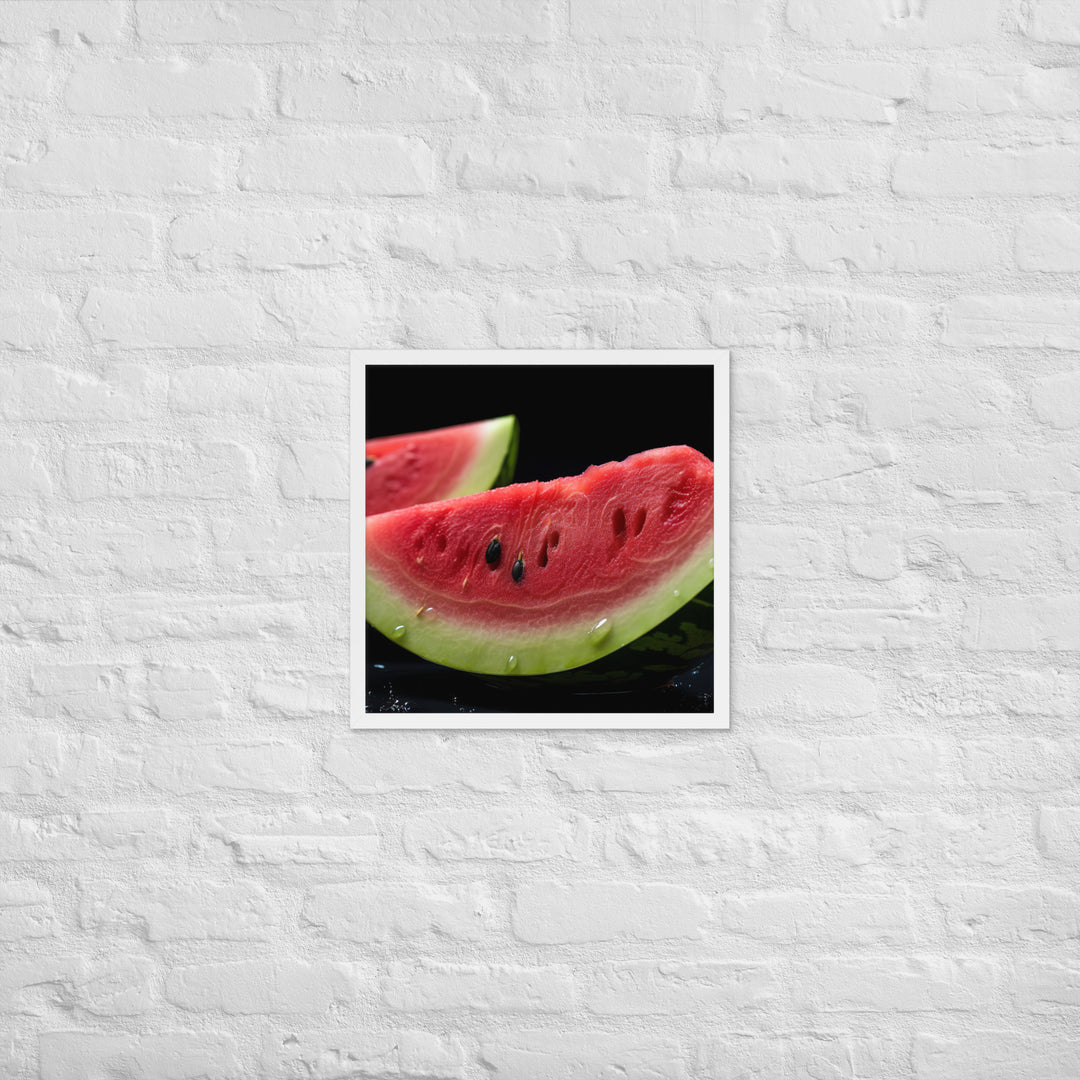 Watermelon Framed poster 🤤 from Yumify.AI