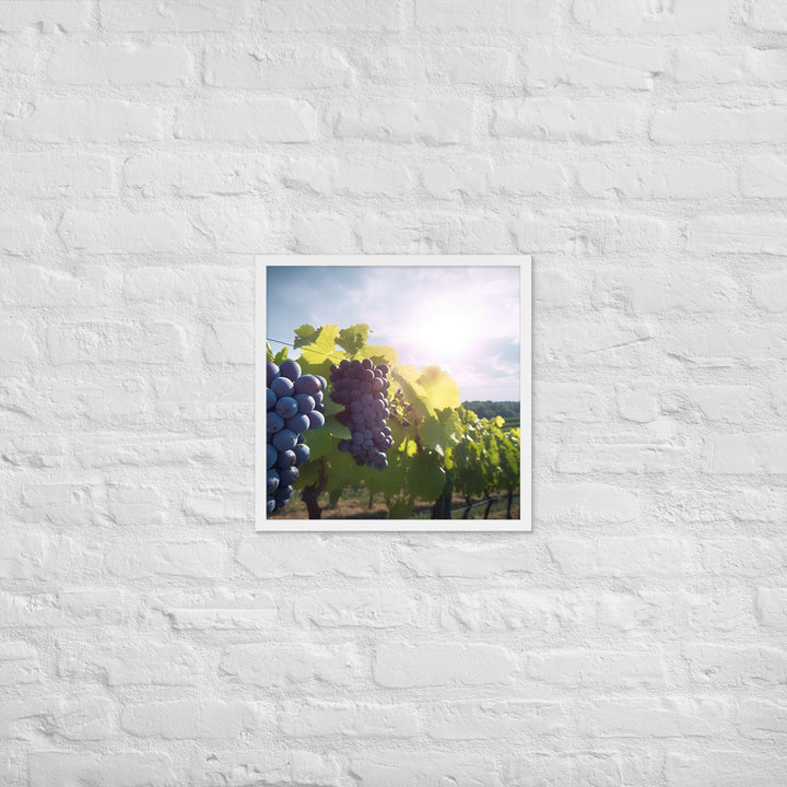 Vineyard Beauty Framed poster 🤤 from Yumify.AI