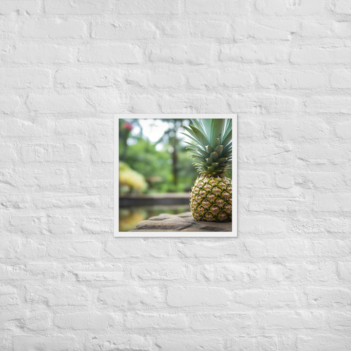 Tropical Oasis Framed poster 🤤 from Yumify.AI