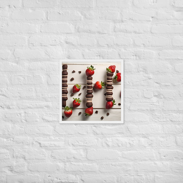 Sweet Summer Snack Framed poster 🤤 from Yumify.AI