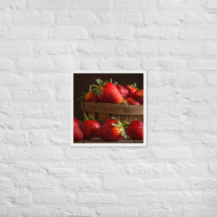 Juicy Red Delight Framed poster 🤤 from Yumify.AI