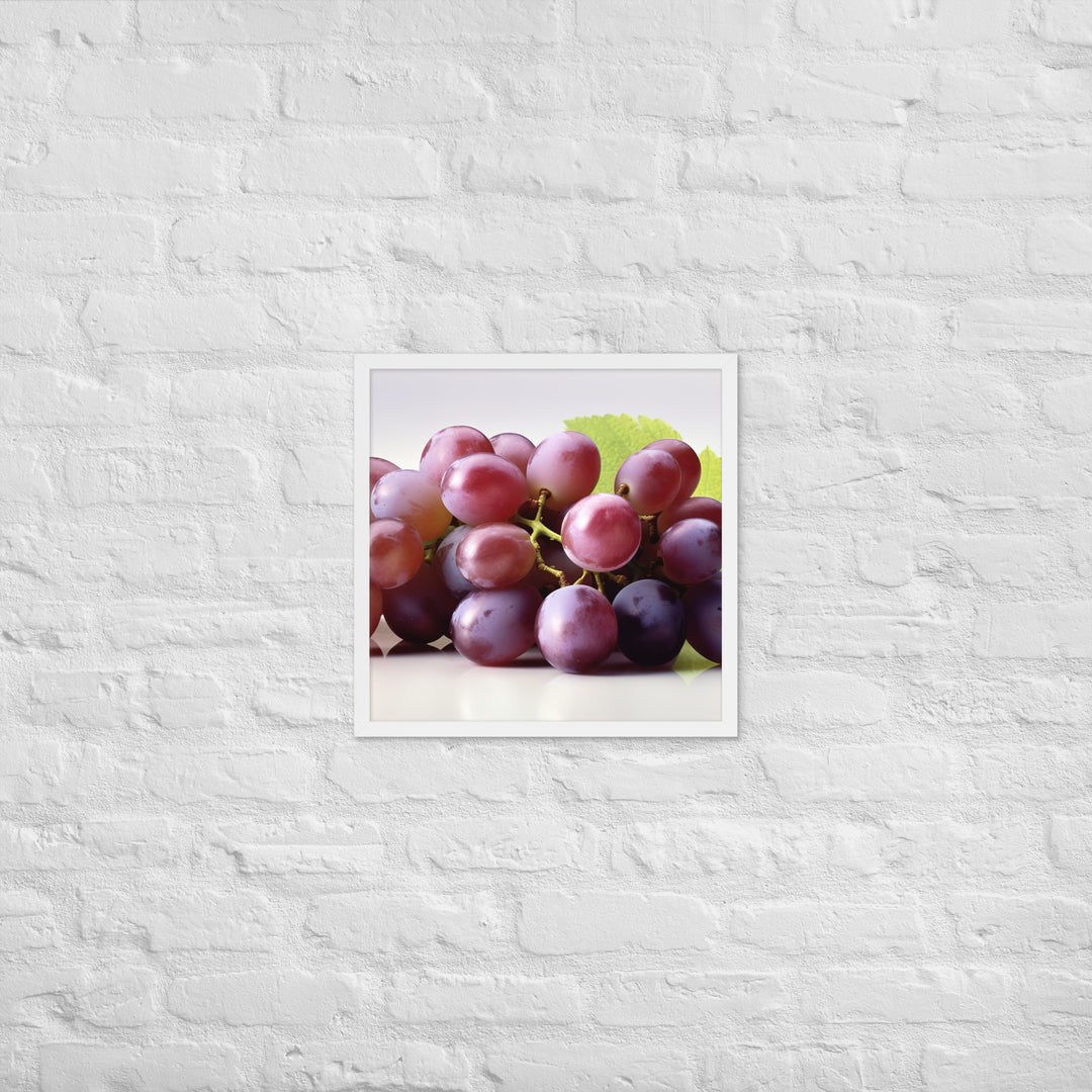 Fresh Grapes Framed poster 🤤 from Yumify.AI