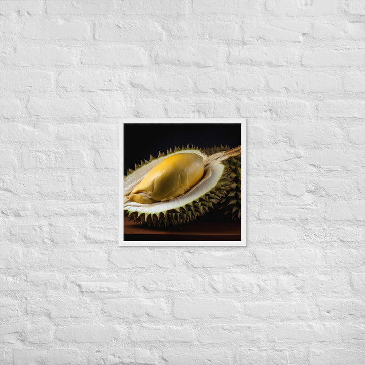 Durian Fruit as a Culinary Delight Framed poster 🤤 from Yumify.AI