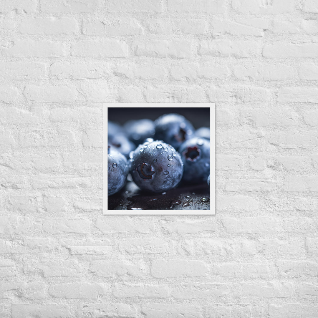 Blueberry Bliss Framed poster 🤤 from Yumify.AI